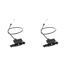2X Câble de Déverrouillage de Capot de Voiture Câble de Traction de Capot 51237164798 pour E70 E71 X5- X6 2007-2014
