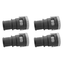 4PCS Heater Hose Connector for Focus 2L 2012-2016,Escape 2.0L 2013-2016,EcoBoost 2013-2016,Replace 1495393