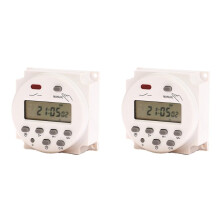 2X 220V CN101A Digital LCD Power Timer Programmable Relay CN101 Timer Power Timer