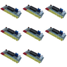 8X LM3915 Audio Pegel Anzeige Diy Kit 10 LED Sound Audio Spectrum Analyzer Pegel Anzeiger Kit Electononics Löten