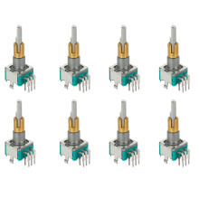 8X EC11EBB24C03 Dual Axis Encoder met Schakelaar 30 Positionering Nummer 15 Puls Punt Handvat 25mm