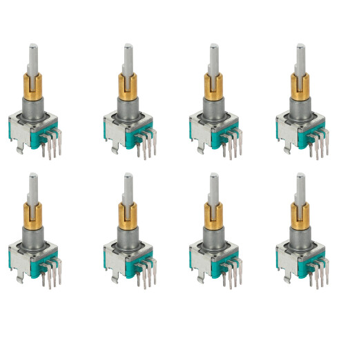 8X EC11EBB24C03 Dual Axis Encoder with  30 Positioning Number 15 Pulse Point Handle 25mm