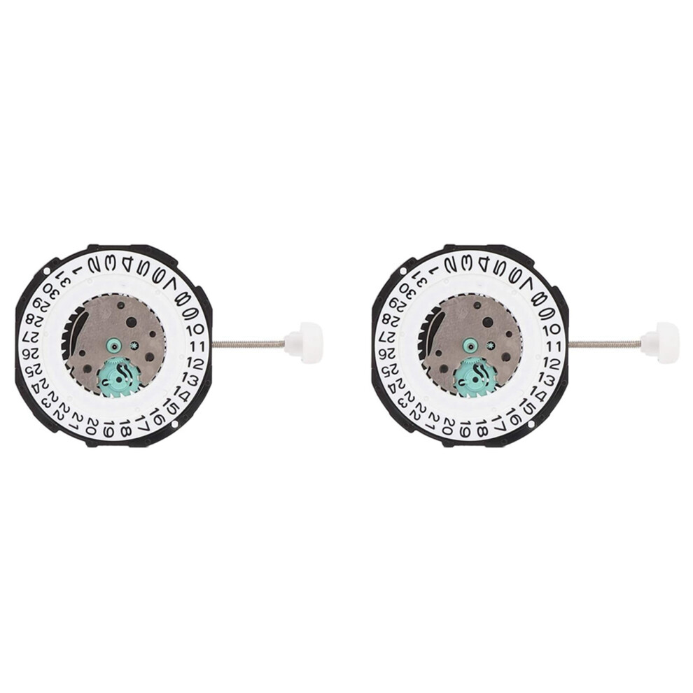 2X Watch Movement,Three Hands Movement Movement Quartz Watch Movement, Sl28 For Watch Repair Men(Single Calendar) 6031666951843