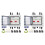 2X Solar Combiner Box with Multi-Layer Protection, Surge Protection PV 2 Input 2 Out DC40A Isolator , IP65 1