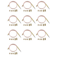 10set 60cm Gas Stove Thermocouple Heater Part Burner Universal Fireplace Replace Adaptors Digital Temperature Controller