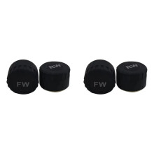 4X Auto TPMS Bandenspanningscontrolesysteem 5.0 Mobiel Display Motorfiets Auto Bandenspanningssensor