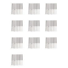10 Set 2.35MM Shank Carbide End Mill Engraving Bits Alloy Milling Cutter Cnc Rotary Burrs Tungsten Steel Spiral