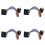 4X Car Radio ISO Adapter Extended Conversion Cable for  for  for- Accessories 1