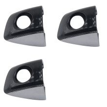 3X Black Silver Front Left Door Handle Key Hole Cover for - A6/S6 Quattro A7 Sportback A8/S8 Quattro 4H1837879