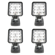 4pcs 4 Inch LED Work Light for 18V Battery Battery Power LED Shop Light LED Site for Work Light