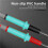 3X Multimeter Test Leads Silicone  1000V 20A Needle-Tip Probe Tester Multimeter Cable 5