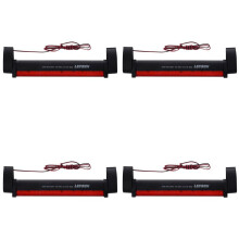 4X Red 24 LED Car Vehicle Third Brake Stop Tail Light Lamp Bar 12V