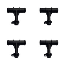 4X Automobile Oil Filter Housing Cooling Flange Water Pipe Quick Connector for 94810636102