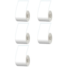 5 Roll M110 Thermal Shipping Labels 50x80mm, Waterproof & Heat-Resistant for Logistics