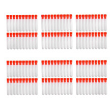 120 Strumento di Prova In Laboratorio Non Completato In Plastica per Provette con Tappo A Vite Trasparente, 12 X 60mm