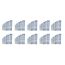 120 Pcs Masonry Drill Bits Set 3mm to 12mm Carbide Twist Tips for WALL, BRICK, Have Industrial Strength Carbide