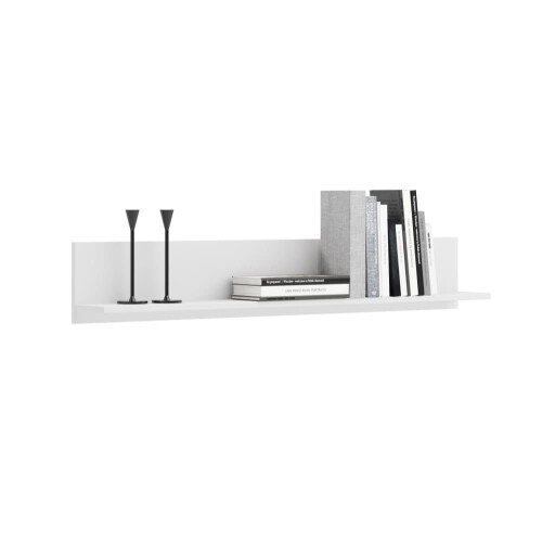 Hylde hvid 100 cm - hvid