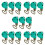 15 Pack Ceiling Fan  3 Speed 4 Wire Zing Ear ZE-268S6 Fan Pull Chain  Replacement Speed Control 1