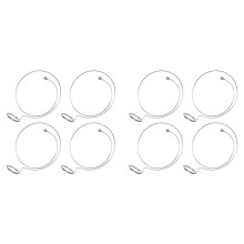 8Pcs Cord Holders, Magnifier Loupe Holder Watchmakers, Loupe Lens Headband, Jewellers Eyeglass Holder  Band