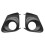 Fog Light Trim Set for 2011-2013   Left & Right Black Plastic 4Pc 5