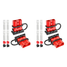 For Anderson Connector,120A 2-6 Gauge Battery Quick Connect 12V-36V for Anderson Plug Battery Cable Quick Connect(4 Pack)