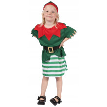 LILLE ELFE Kostume Elf Elf Gnome Julemandens Hjælper 92/104cm