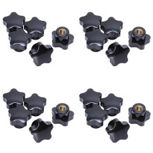 20 Stuks M8 Binnendraad 32 mm Sterkop Klemmoeren Knop Handgreep