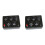 2X Black Resistance Box Variable Decade Resistor Resistance Box 0-9999.9 Ohm Physical and Electrical Experimental 1