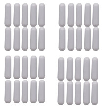 40 PeçAs PTFE Agitador MagnéTico Barra de AgitaçãO Barra de LaboratóRio Placa de AgitaçãO ÍMã Haste de AgitaçãO MagnéTica (7X25Mm)