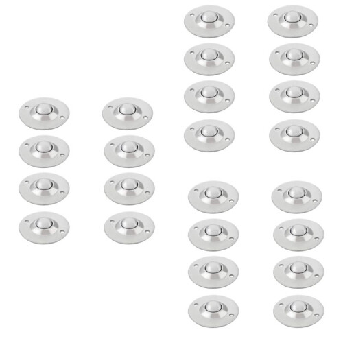 24 PeçAs CY-16B 5/8-Polegadas Rolamento de AçO Rolo Esfera Flange Transportador Unidade de TransferêNcia