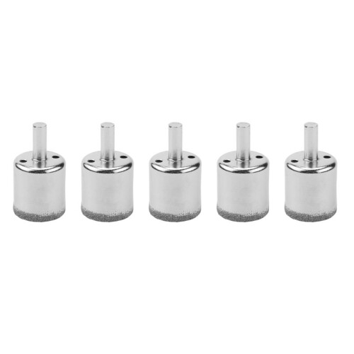 5pcs 30mm Diamond Tipped Tile Ceramic Glass Hole Saw Drill Bit