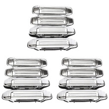 12x Auto Chrom Türgriff Zubehör für Pajero 1992 1993 1994 1995 1996 1997