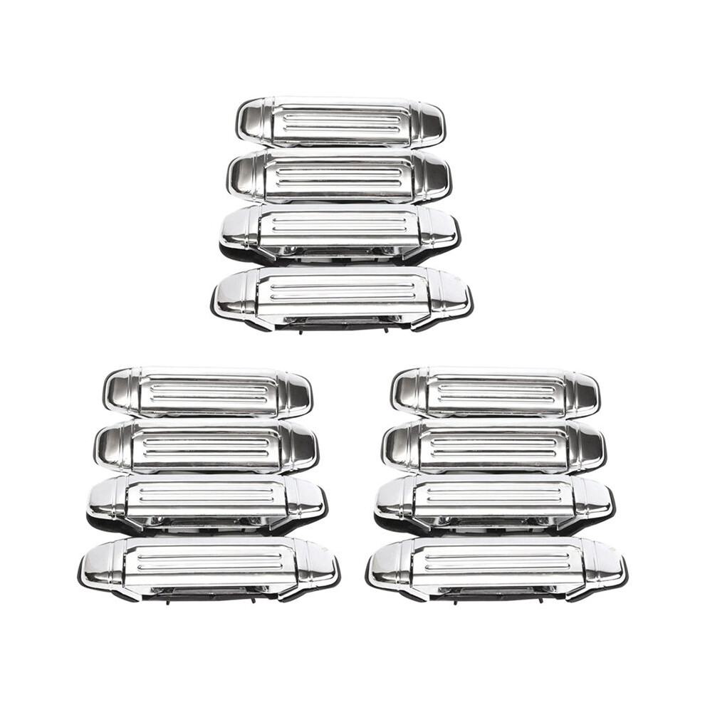 12X Car Chrome Door Handle Accessories For Pajero 1992 1993 1994 1995 1996 1997 6032296089029