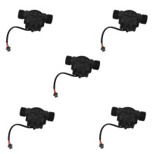 5Pcs Water Flow Sensor DN25 DC3.5-24V 1 Inch 2-100L/Min Hall Flowmeter Heat Pump Water Heater Flow Meter Counter