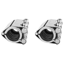 2X Pipe Repair Clamp Kit- Pipe Coupling Clamp for Plastic&Metal Pipes, Emergency Duty Leak Sealer 3/4 Inch(26-29mm)
