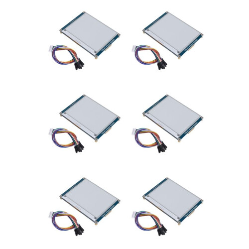 6X Waveshare 4.2 Inch E-Ink Display Module for Raspberry Pi 4 B E-Paper Module