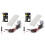 2X 3.3V/5V MB102 Breadboard Power Module+Solderless 830Points Bread Board +65 Jumper Wires 1