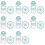 16 Pcs Multifunctional Geometric Ruler Plastic Circle Drawing Tool Drafting Templates Clear Graphic Design Tools 1