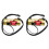 2X B6 Brass Water Flow Sensor Hall Effect Flow Meter Liquid Flow Rate Sensor Flow  Detector with Temperature Probe 1