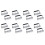 16Pcs 304 Stainless Steel Spring Handle Prop Box Tool Aluminum Box Handle Activity Handle Folding Industrial Handle 1