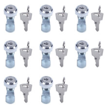 8X Useful Cam Locks for Lockers,Cabinet Mailbox,Drawers, Cupboards + Keys