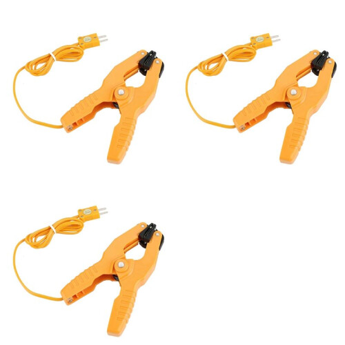 3X HT-05 K Tipo Braçadeira de Tubo de Chumbo de Temperatura Do Sensor de Termopar 1-3/8 Polegadas -40-200 HT-05