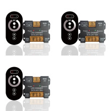 3X RF 30A Touch Dc12V Dc24V Controlador de un Solo Color LED Dimmer para Luces LED
