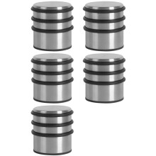 5X Stainless Steel , Household Anti-Collision Door Stop, Perforation-Free Silent Door Stop