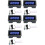 5X 4 Digital LED  Tachometer RPM Speed Meter+Hall Proximity  Sensor NPN 1