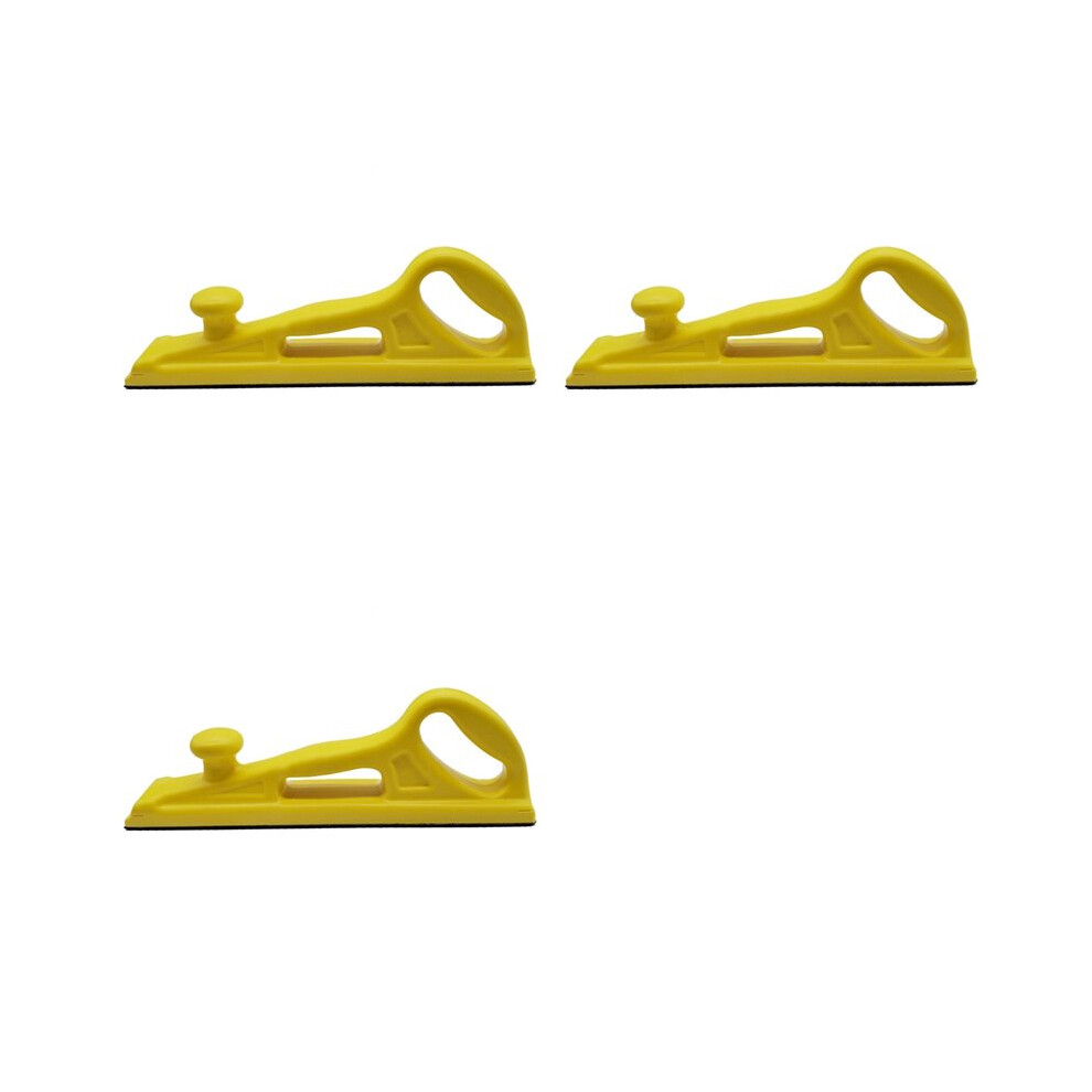 3X Hand Sanding File Block Hand Sanding Board With Hook And Loop Backing For Continuous Rolls Or Sandpaper Sheets 6032221261537