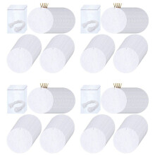 400 Pieces Sublimation Air Freshener Blanks DIY Air Freshener Scented Blank Car Pressed for DIY Heat Press-Round