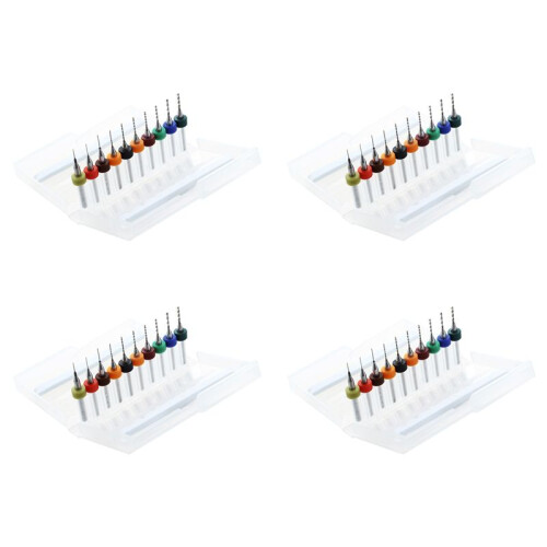 40pcs 0.3-1.2mm PCB Small Drill Bits PCB Drills Drill Drilling