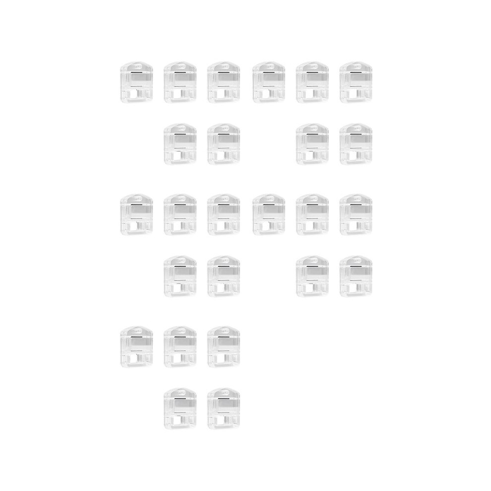 150Pcs Acrylic Embroidery Floss Drop, Clear Embroidery Thread Organizers Slim Floss Bobbins -Stitch Thread Bobbins 6031536164779
