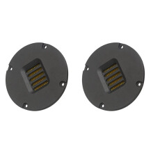 2X HiFi 4 Inch Tweeter Speaker Unit 4 Ohm 40W Ribbon Belt Type High Frequency Treble Loudspeaker for Home Audio DIY